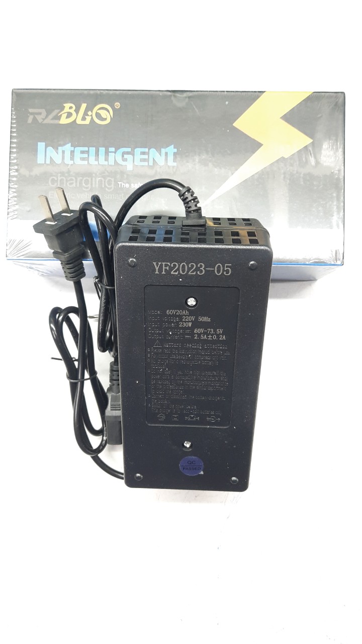 SẠC 60V20A XE MÁY ĐIỆN XMEN , ZOMER , VESPA 5 BÌNH - Hình ảnh 3